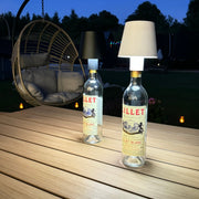UpcyLuxe | Stilvolle, dimmbare, wiederaufladbare Flaschen-Lampe
