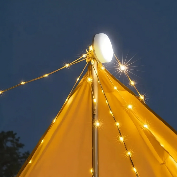 CampBuddy | Lichterkette - Powerbank - Aufladbar